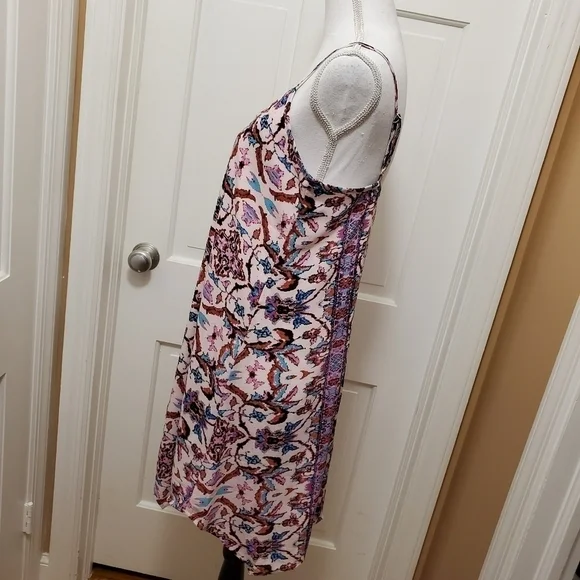 Aqua multicolored spaghetti strap mini dre… - Picture 2 of 6